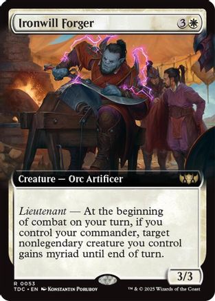 Ironwill Forger (Extended Art) (TDC-053)