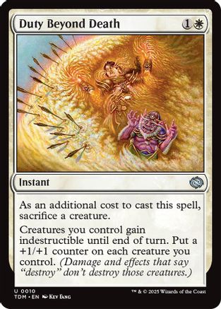 Duty Beyond Death (TDM-010) (Foil)