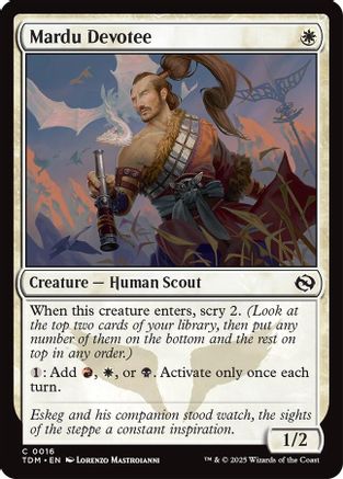 Mardu Devotee (TDM-016) (Foil)