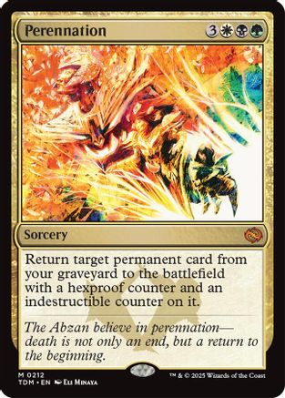 Perennation (TDM-212) (Foil)
