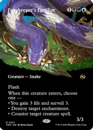 Fangkeeper's Familiar (Borderless) (TDM-357)