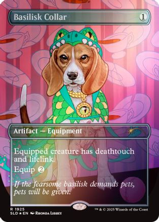 Basilisk Collar (1925) (Rainbow Foil) (SLD-1925)