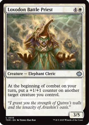 Loxodon Battle Priest (TDM-015) (Foil)