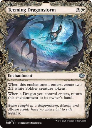 Teeming Dragonstorm (Showcase) (TDM-293) (Foil)