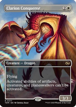 Clarion Conqueror (Borderless) (TDM-377) (Foil)