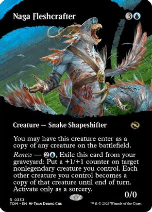 Naga Fleshcrafter (Borderless) (TDM-333) (Foil)