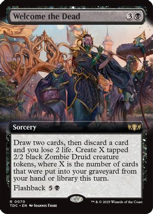 Welcome the Dead (Extended Art) (TDC-070)