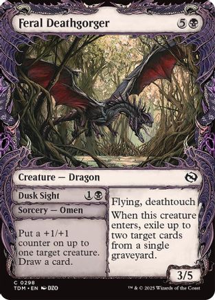 Feral Deathgorger (Showcase) (TDM-298) (Foil)
