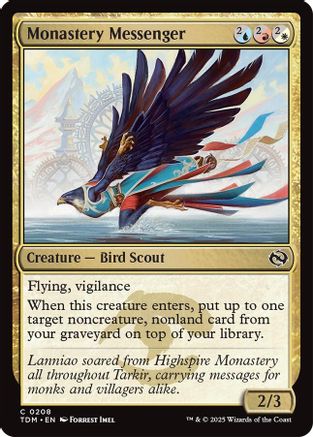 Monastery Messenger (TDM-208) (Foil)