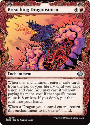 Breaching Dragonstorm (Showcase) (TDM-299) (Foil)