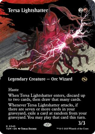 Tersa Lightshatter (Borderless) (TDM-345) (Foil)