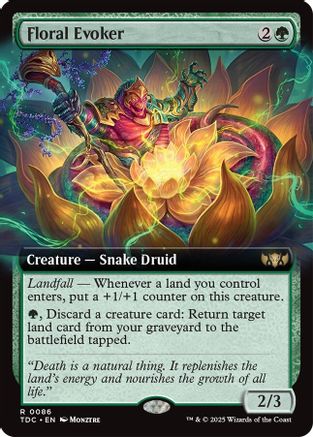 Floral Evoker (Extended Art) (TDC-086)