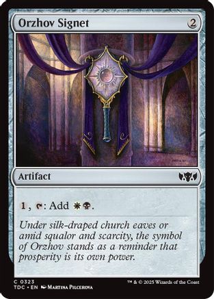 Orzhov Signet (TDC-323)