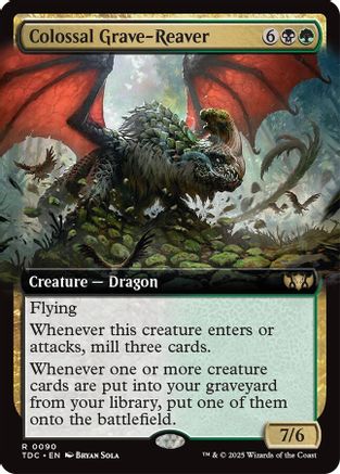 Colossal Grave-Reaver (Extended Art) (TDC-090)