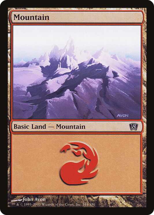 Mountain (8ED-344★) (Foil)