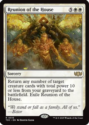 Reunion of the House (TDC-015)