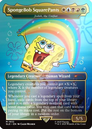 SpongeBob SquarePants - Jodah, the Unifier (Rainbow Foil) (SLD-1932)