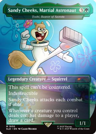 Sandy Cheeks, Martial Astronaut - Toski, Bearer of Secrets (Rainbow Foil) (SLD-1930)
