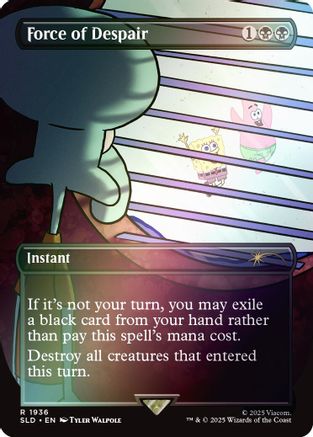 Force of Despair (Rainbow Foil) (SLD-1936)