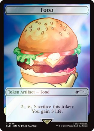 Food Token (1938) (Rainbow Foil) (SLD-1938)