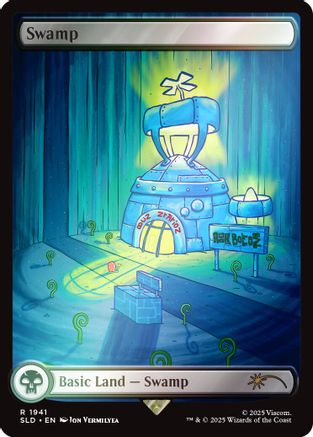 Swamp (1941) (Rainbow Foil) (SLD-1941) (Full Art)