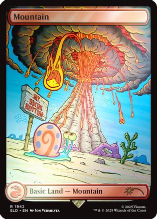 Mountain (1942) (Rainbow Foil) (SLD-1942) (Full Art)