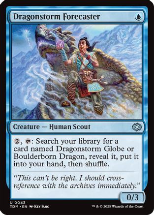 Dragonstorm Forecaster (TDM-043) (Foil)
