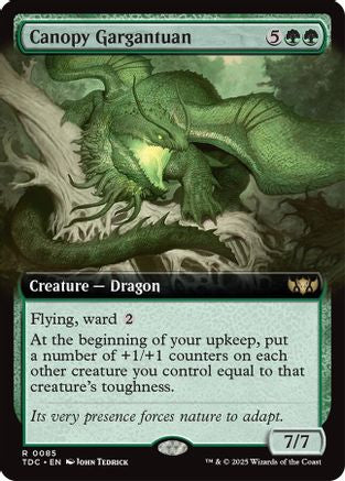 Canopy Gargantuan (Extended Art) (TDC-085)
