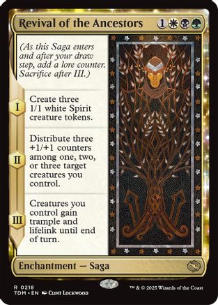 Revival of the Ancestors (TDM-218)