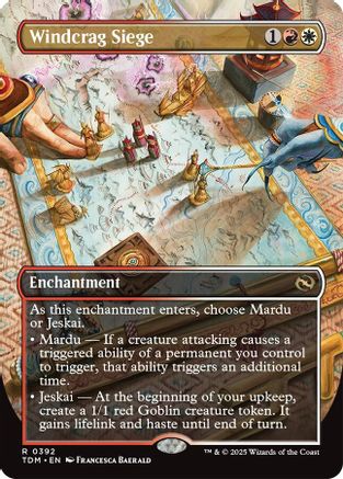 Windcrag Siege (Borderless) (TDM-392) (Foil)
