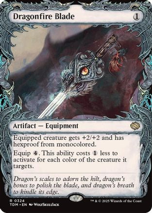 Dragonfire Blade (Showcase) (TDM-324) (Foil)