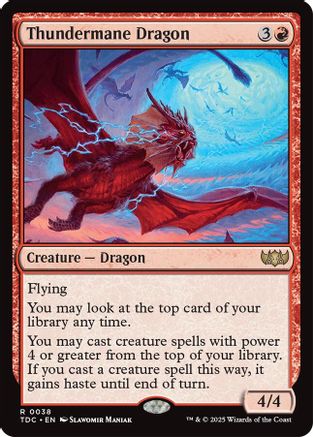 Thundermane Dragon (TDC-038)