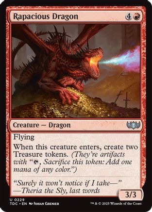 Rapacious Dragon (TDC-229)