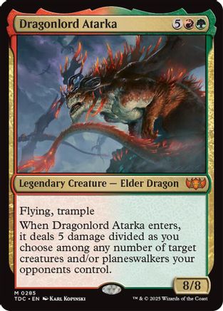 Dragonlord Atarka (TDC-285)