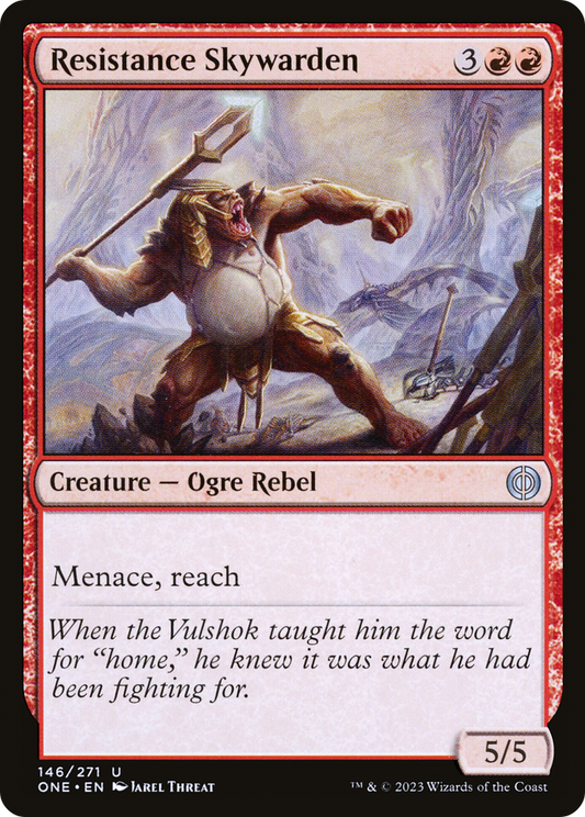 Resistance Skywarden (ONE-146) (Foil)