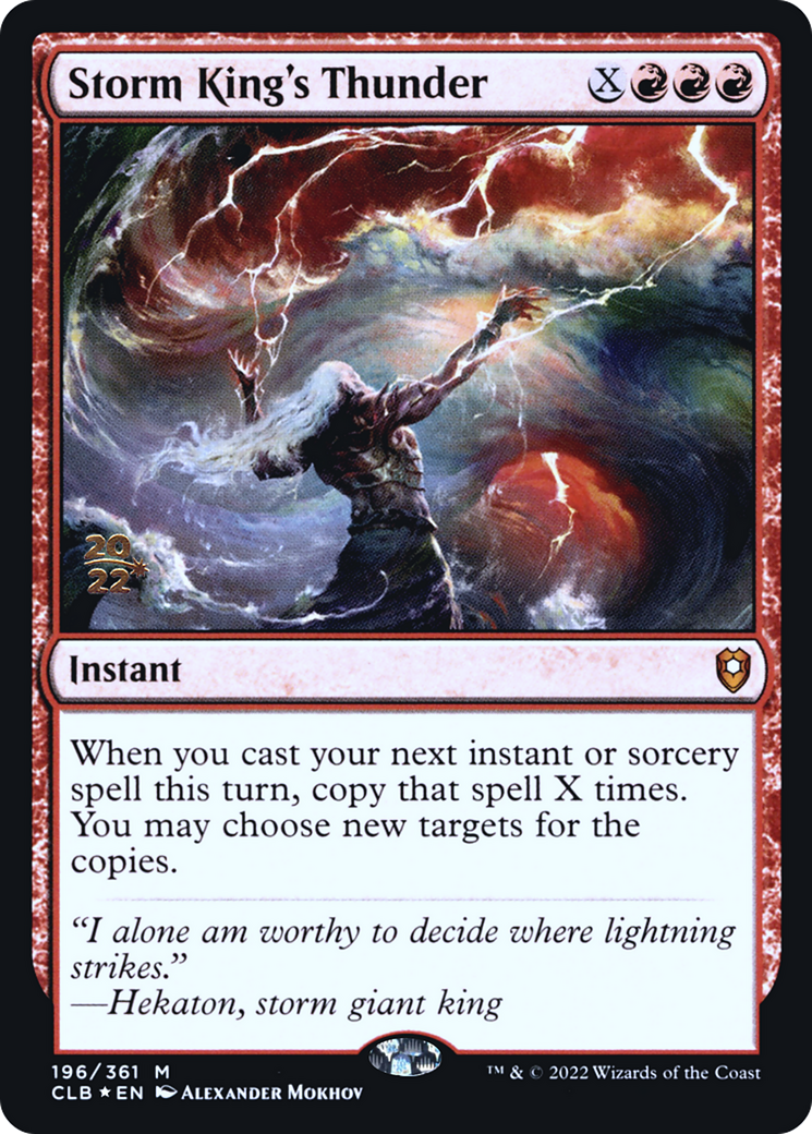 Storm King's Thunder (PRE-196S) (Foil)