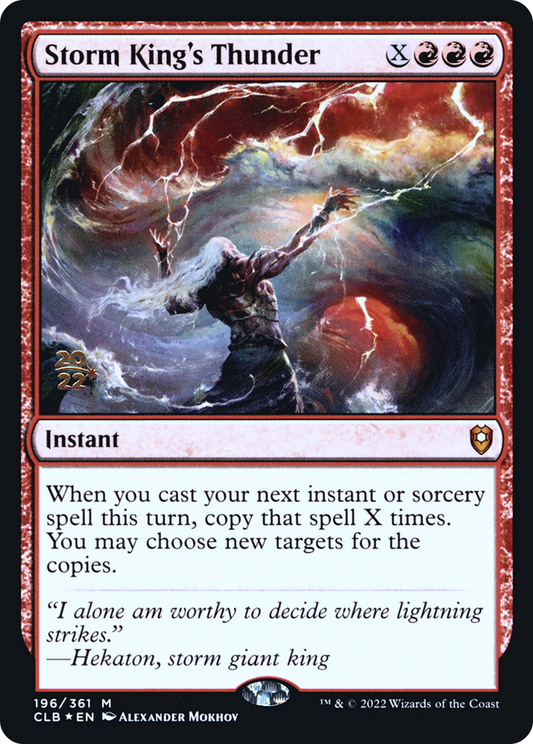Storm King's Thunder (PRE-196S) (Foil)