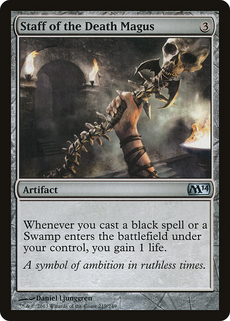 Staff of the Death Magus (M14-219)
