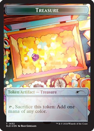 Treasure Token (1432) (Rainbow Foil) (SLD-1432)