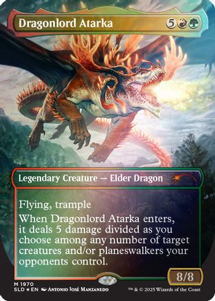 Dragonlord Atarka (Rainbow Foil) (SLD-1970)