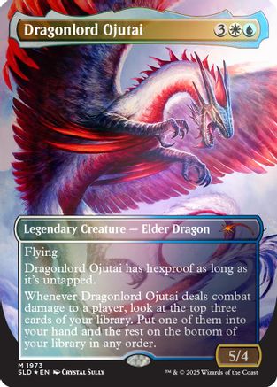 Dragonlord Ojutai (Rainbow Foil) (SLD-1973)