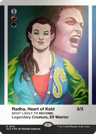Radha, Heart of Keld (Rainbow Foil) (SLD-1876)