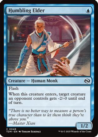 Humbling Elder (TDM-048) (Foil)