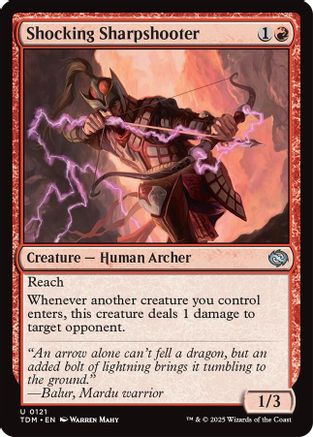 Shocking Sharpshooter (TDM-121) (Foil)