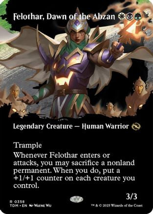 Felothar, Dawn of the Abzan (Borderless) (TDM-358) (Foil)