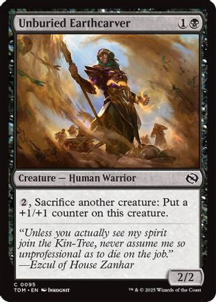 Unburied Earthcarver (TDM-095) (Foil)