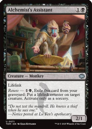 Alchemist's Assistant (TDM-071) (Foil)