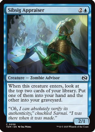 Sibsig Appraiser (TDM-056) (Foil)