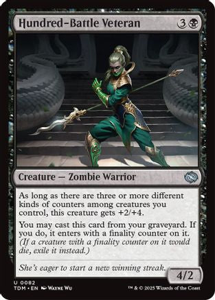 Hundred-Battle Veteran (TDM-082) (Foil)