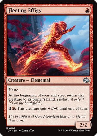 Fleeting Effigy (TDM-108) (Foil)